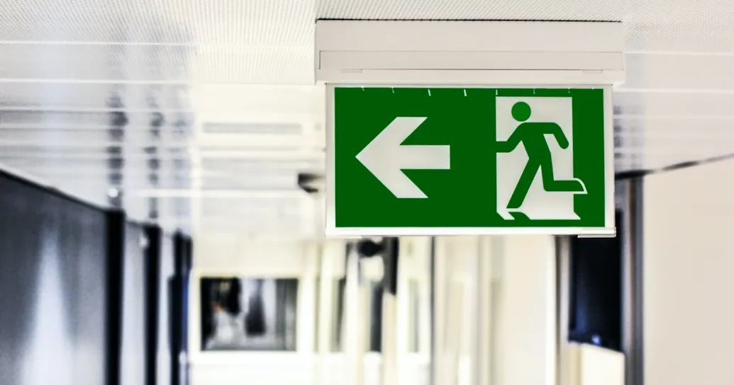 Services: Framed Emergency Escape Route Placards
